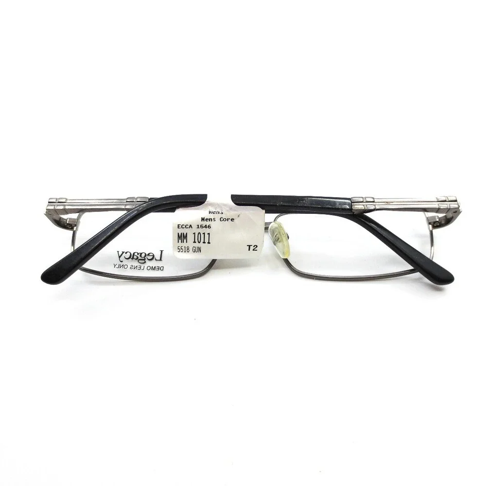 Legacy MM 1011 GM Gunmetal Gray Full Rim Eyeglasses Frames 55-18 145 mm